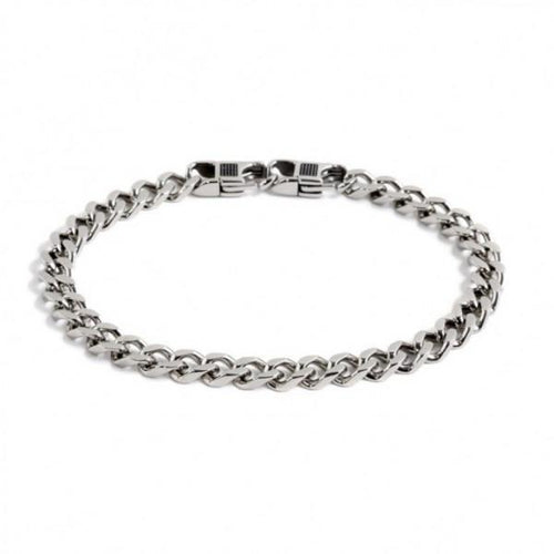 Marlù BRACCIALE ACCIAIO CATENA GRUMETTA 6 MM
