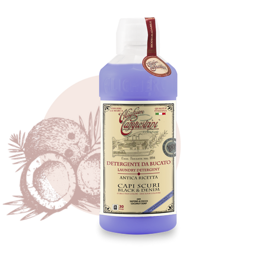 Alighiero Campostrini Detergente da Bucato Capi Scuri Black&Denim 1Lt