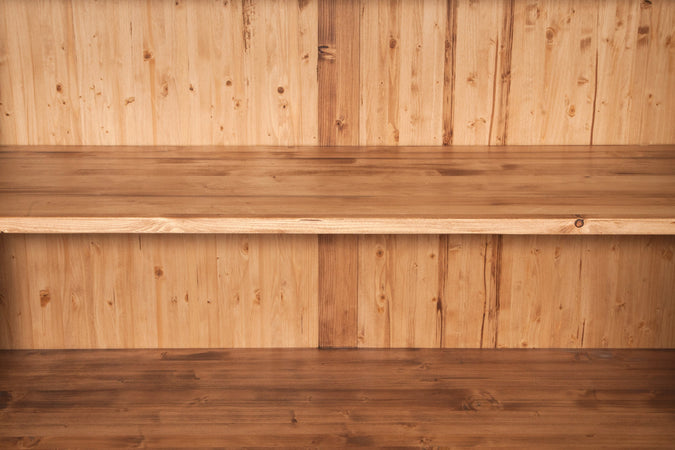 Biscottini Credenza Country Biscottini legno massello tiglio finitura naturale 180x58x105