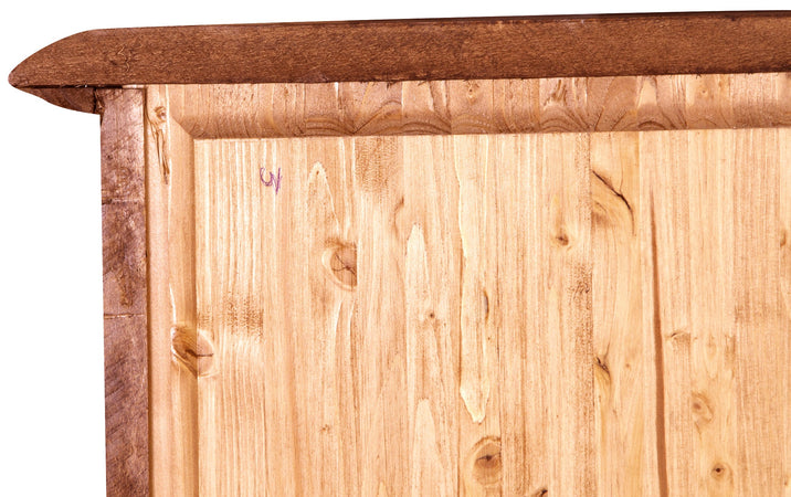 Biscottini Credenza Country Biscottini legno massello tiglio finitura naturale 180x58x105