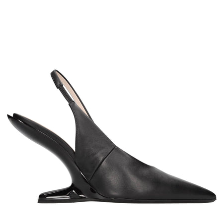 NÃâ€šÂ°21 Scarpe con Tacco Nero da donna