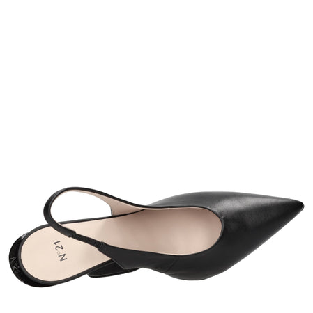 NÃâ€šÂ°21 Scarpe con Tacco Nero da donna