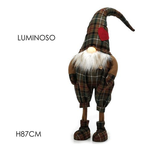 Gnomo Scozzese con Luce General Trade 607946 Assortito