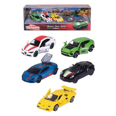 Automodello Simba 212053178 MAJORETTE Dream Cars Italy 5 Veicoli