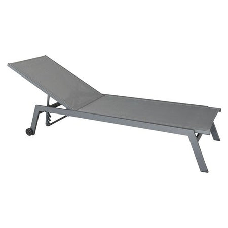 Lettino prendisole Amicasa LS TL 802 HAITI Antracite e Grigio