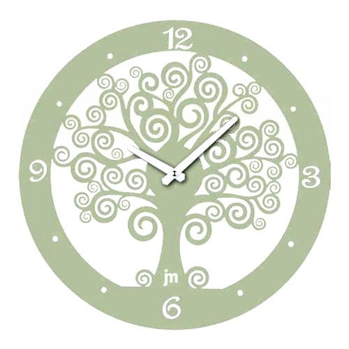 Orologio da parete Lowell 14983V JUSTAMINUTE Verde