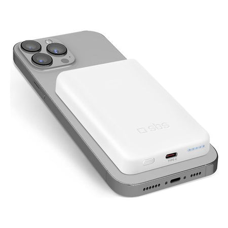 Power bank Sbs TEBB5000MAG1CW MAGSAFE Wireless Bianco
