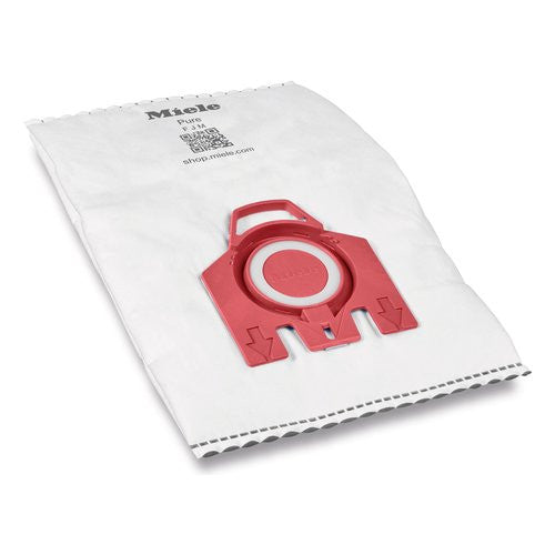 Sacchetto aspirapolvere Miele 12421140 HYCLEAN Pure FJM Bianco e Rosso