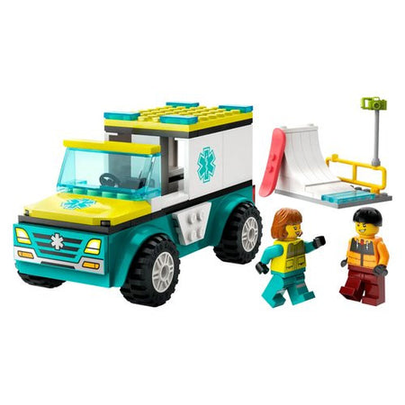Ambulanza di Emergenza e Snowboarder LEGO 60403 CITY GREAT VEHICLES