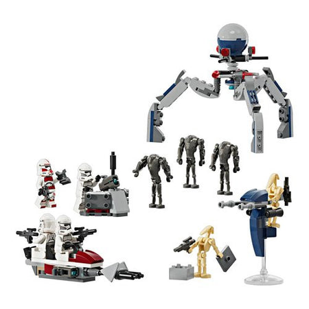 Battle Pack Clone Trooper e Battle Droid LEGO 75372 STAR WARS