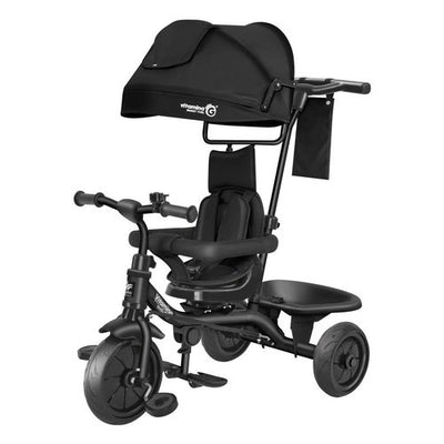 Triciclo Globo 05567 VITAMINA G Evolution 5 in 1 con parasole Nero