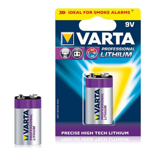 Batteria Transistor 9V Varta 06122 301 401 PROFESSIONAL LITHIUM