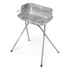 Barbecue Carbonella Ompagrill 40098 ALUMINIZED Silver