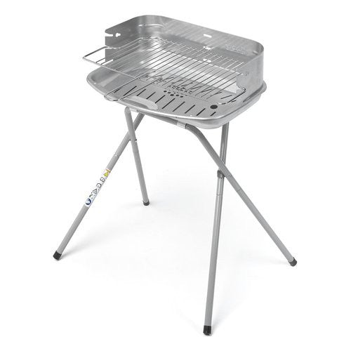 Barbecue Carbonella Ompagrill 40098 ALUMINIZED Silver