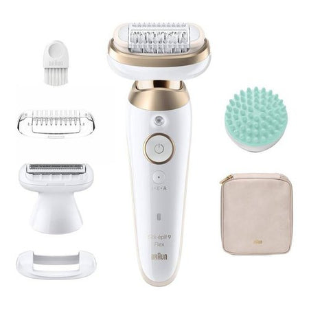 Epilatore Braun SES9 071 SILK EPIL 9 Flex 3in1 White e Gold
