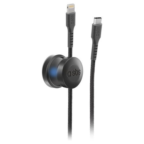 Cavo Lightning Sbs TEMAGTCLIGDG MAG Certificato Apple Mfi Black