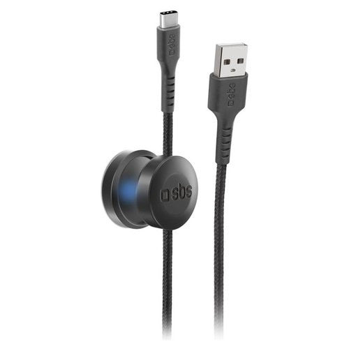 Cavo USB C Sbs TEMAGUSBCDG MAG Black