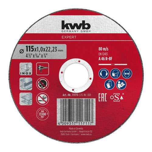 Disco taglio smerigliatrice Kwb 711711