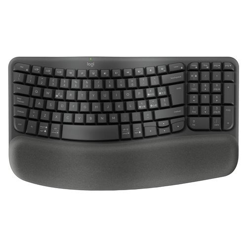 Tastiera computer Logitech 920 012293 ERGO Wave Keys Grafite