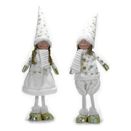 Bimbo in piedi bianco e oro General Trade 410212 Assortito