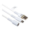 Cavo USB C Qubick ACP50007 PLAYSTATION 5 Play & Charge White