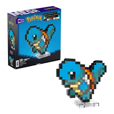 Pixel Art Squirtle Mega Bloks HTH77 POKÉMON