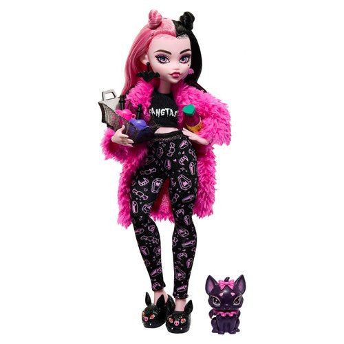 Bambola Mattel HKY66 MONSTER HIGH Dracularia Creepover Party
