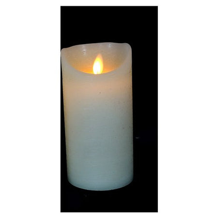 Candela led Pre Qu' Italia D2226 Fiamma con timer Cera avorio