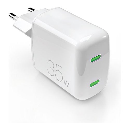 Caricabatterie Puro PUFCMTCUSBCC35WGWHI MINIPRO 35W GaN Power Delivery