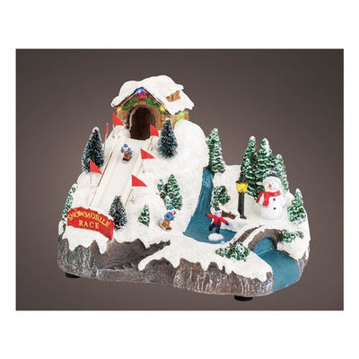 Pista sci con movimento e luci Kaemingk 485623