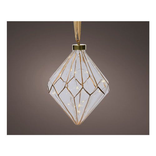 Decoro Kaemingk 487587 Diamante con micro led Trasparente