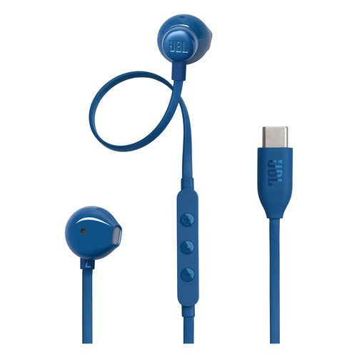 Auricolari microfono filo Jbl JBLT305BLU TUNE 305C Blue