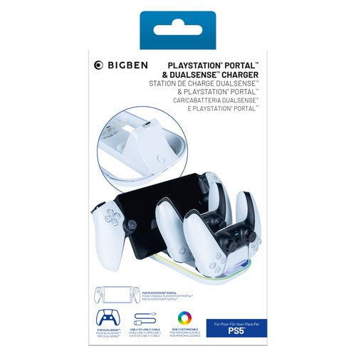 Base ricarica Big Ben PS5TRIPLECHARGER PLAYSTATION 5 Portal&Dualsense