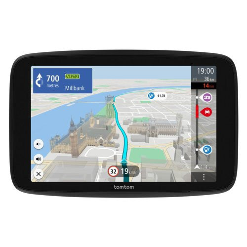 Navigatore GPS Tomtom 1YD7 002 30 GO Camper Max 700 Black