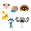 Set 6 personaggi Battle Ready POKÉMON Rei Toys PK060400
