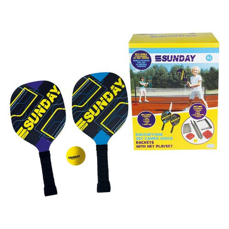 Set Campo gioco racchettoni + rete Ods 47108 SUNDAY Assortito