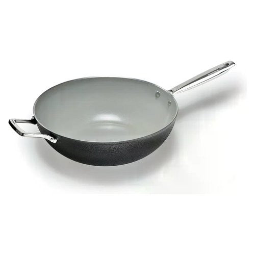 Wok Alluflon Moneta 0005394332 ARMONIA FINEGRES Nero