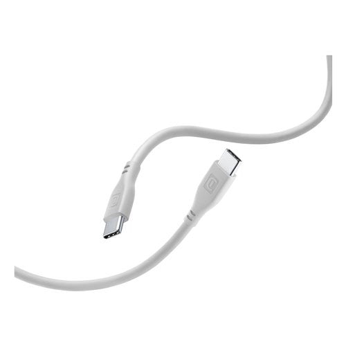 Cavo USB C Cellular Line USBDATASOFTC2CD SOFT CABLE Antigroviglio Silv