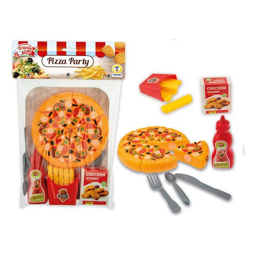 Playset Set Pizza Party Teorema 68041 GRANDE CHEF Assortito