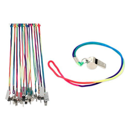 Fischietto gioco Teorema 52017 TEOSPORT Metallo con cordino Assortito