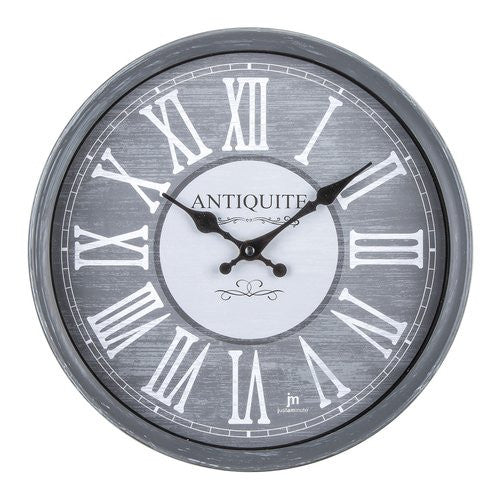 Orologio da parete Lowell 00887TG JUSTAMINUTE Grigio anticato