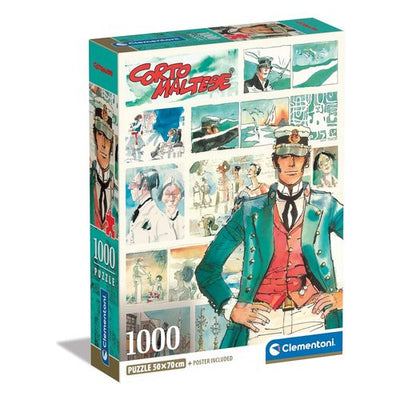 Puzzle Clementoni 39808 CORTO MALTESE con poster incluso