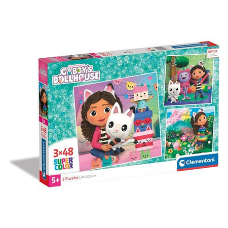 Puzzle Clementoni 25295 GABBY'S DOLLHOUSE Tris Supercolor