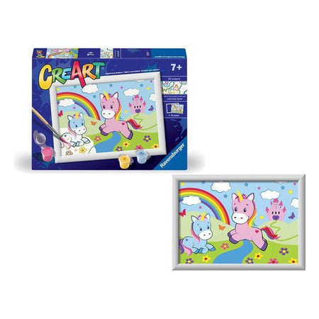 Gioco creativo Ravensburger 23937 CREART Unicorni con arcobaleno