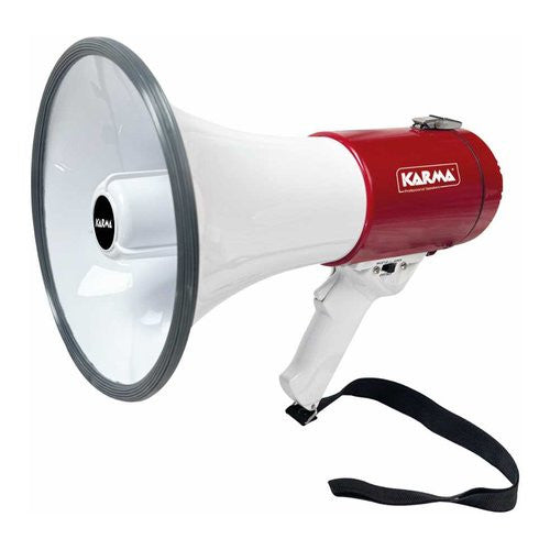 Megafono Karma 29727 GT 1223LI White e Red