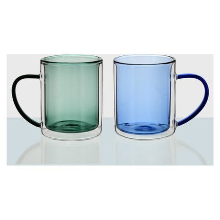 Set tazze Amicasa BG21175GB RIO Mug Verde e Blu
