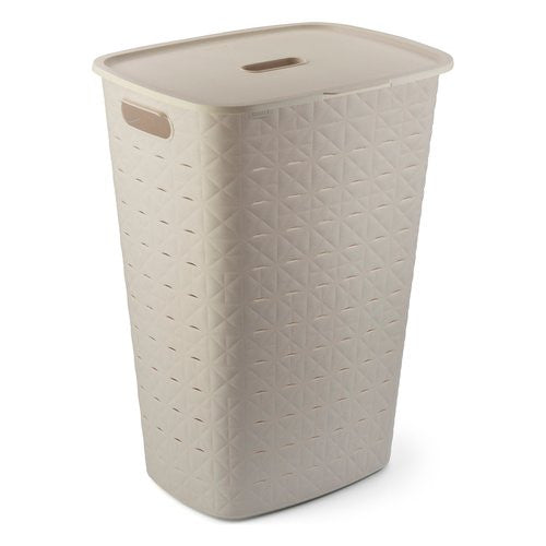 Porta biancheria Curver K258692 SOFTEX Bianco gesso