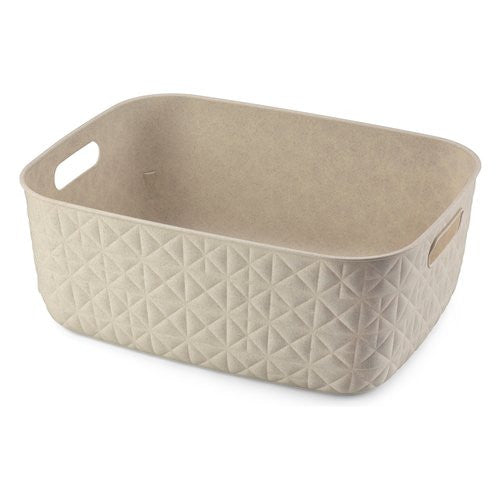 Cesta Curver K258717 SOFTEX Medium Bianco gesso