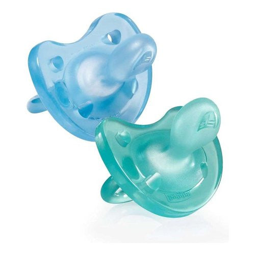 Gommotto Chicco 7308761 PHYSIOFORMA 2 pz Bimbo Dual Soft 6-16m Verde e