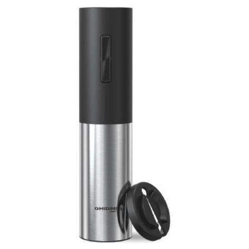 Cavatappi Ghidini Cipriano 1850 elettrico ricaricabile Cromo e Nero